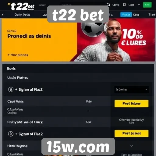 Análise das promoções disponíveis no site t22 bet